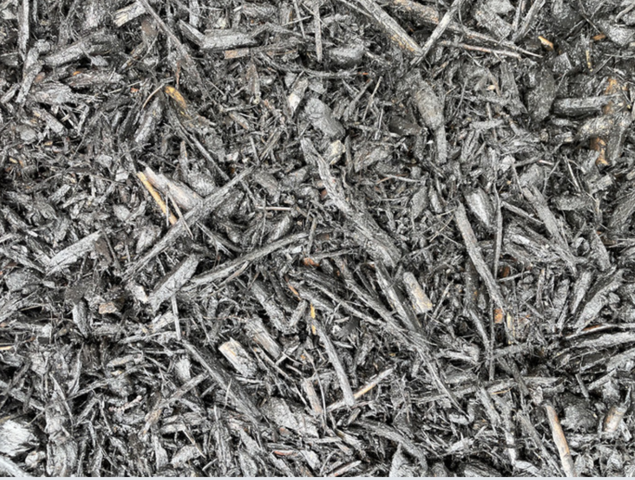 DYED BLACK MULCH