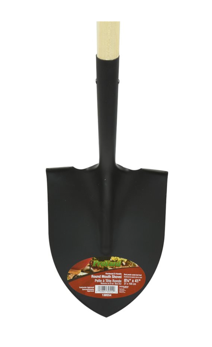 41" HARDWOOD ROUND MOUTH SHOVEL