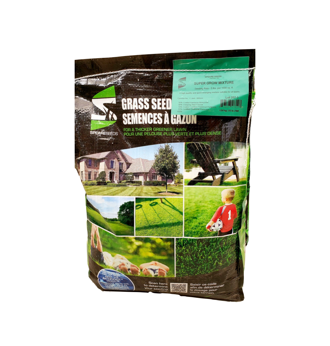 SUPER GROW GRASS SEED - 10 LBS