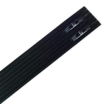 8FT BLACK ALUMINUM EDGING WITH STAKES