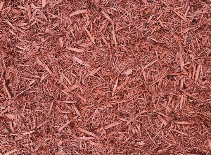 DYED RED MULCH