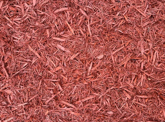 DYED RED MULCH
